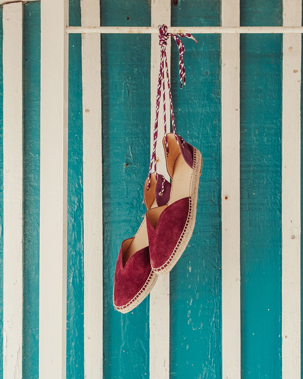 ALPARGATA SANTORINI VINO / MORADO