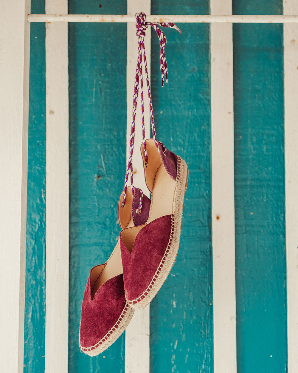 ALPARGATA SANTORINI VINO / MORADO