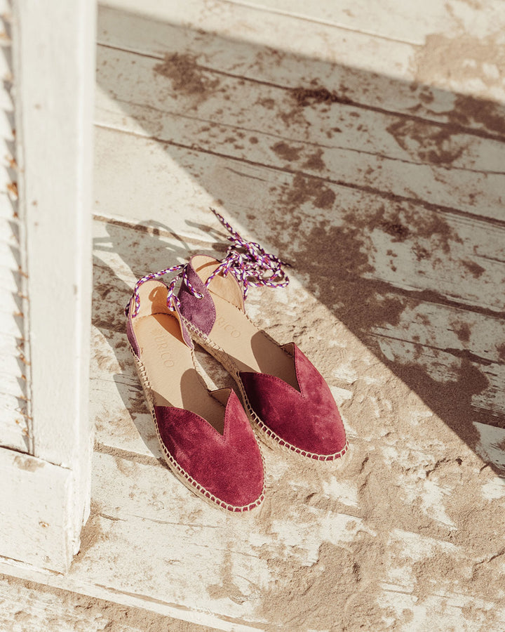 ALPARGATA SANTORINI VINO / MORADO