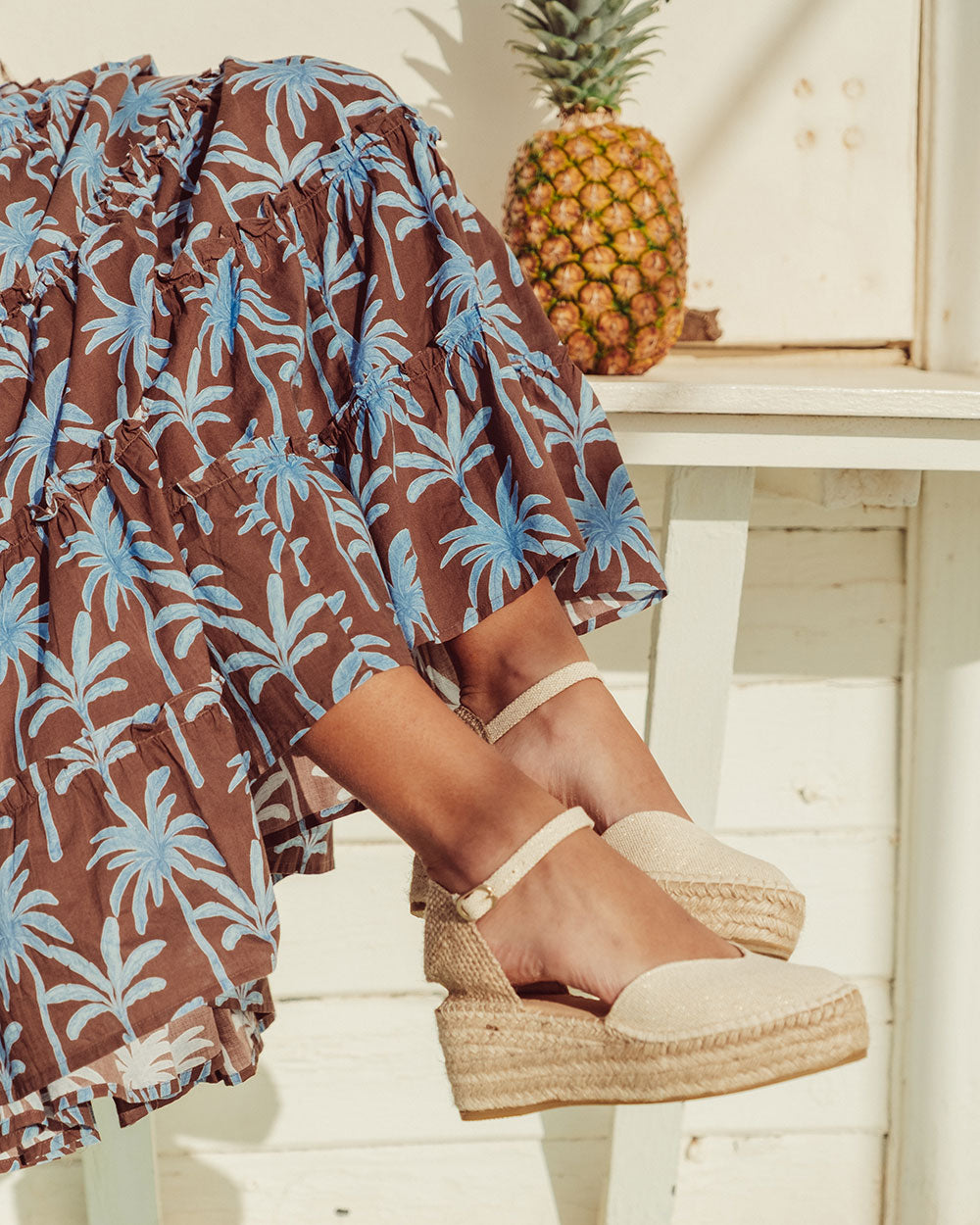 CUÑA MARSELLA BEIGE BRILLOS