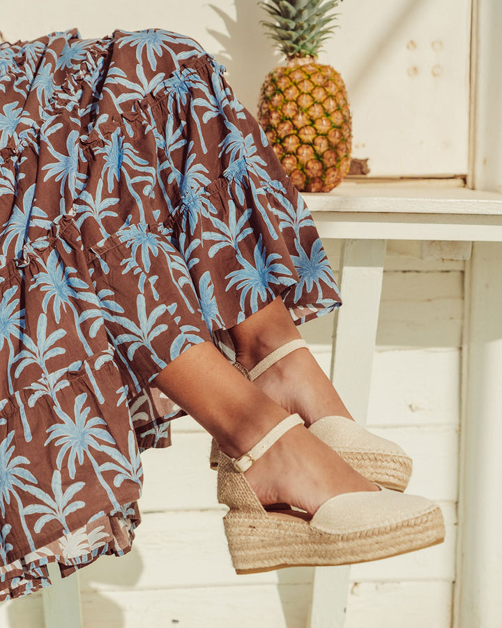 CUÑA MARSELLA BEIGE BRILLOS