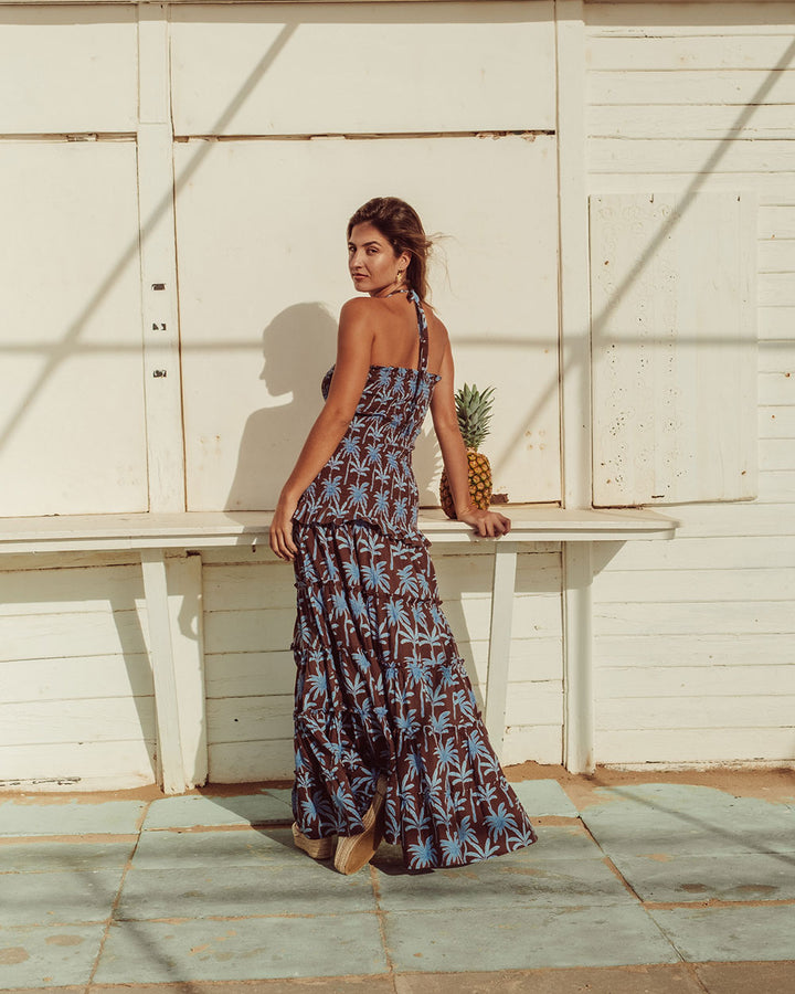 VESTIDO GARDA BROWN PALMS PREVENTA