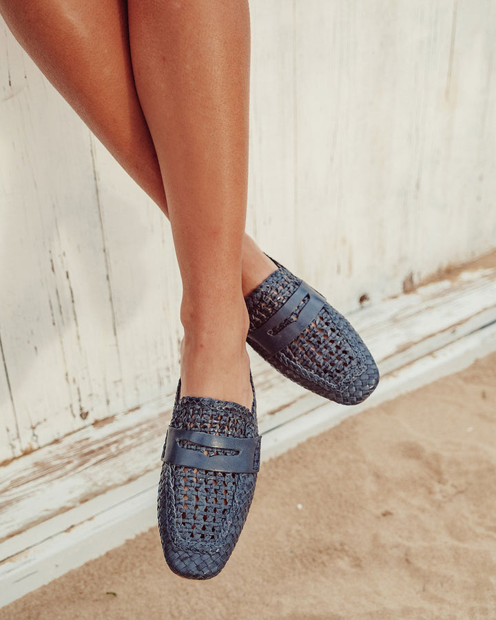 BABUCHA MERCEDES NAVY