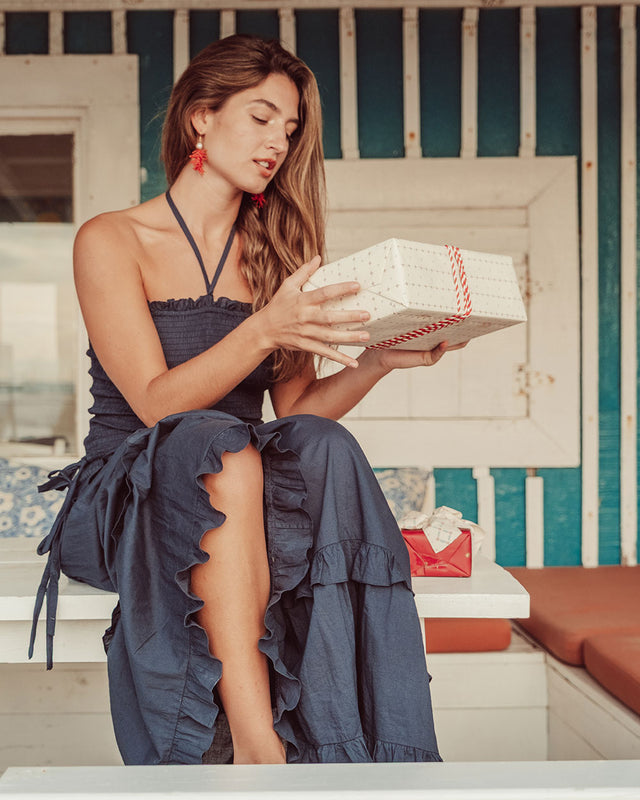 VESTIDO MYRA NAVY PREVENTA