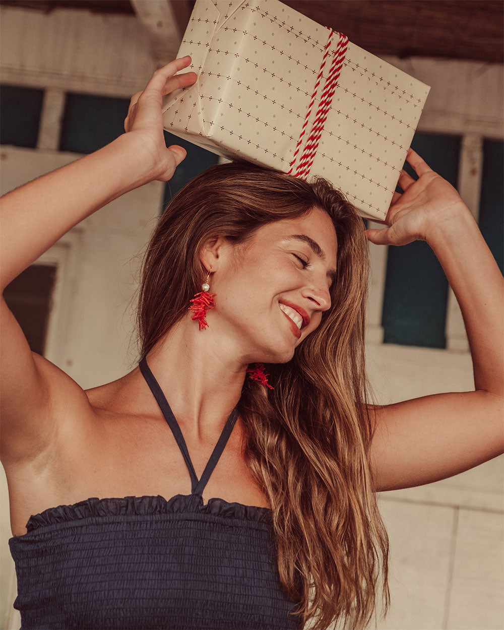 VESTIDO MYRA NAVY PREVENTA