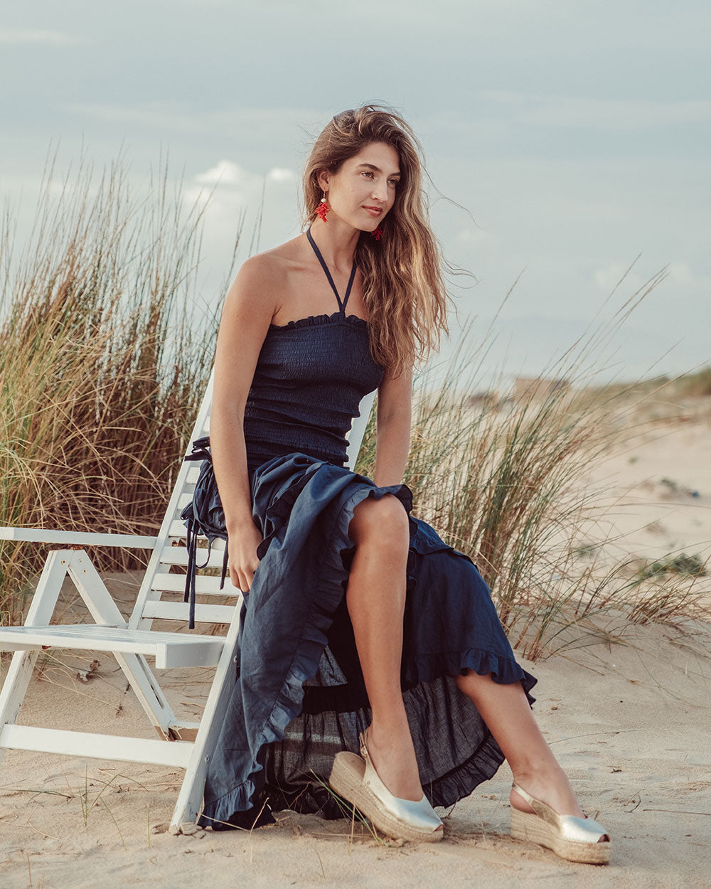 VESTIDO MYRA NAVY PREVENTA