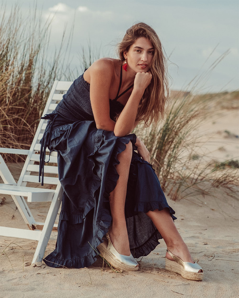 VESTIDO MYRA NAVY PREVENTA