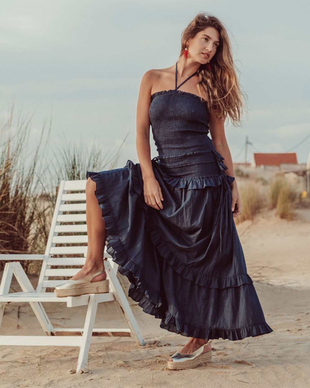 VESTIDO MYRA NAVY PREVENTA