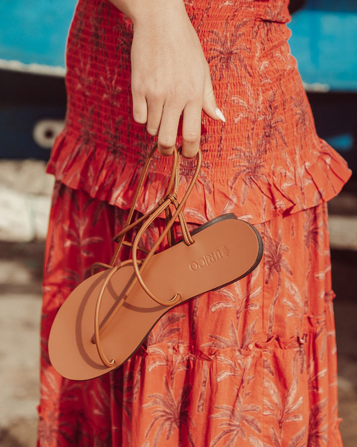 SANDALIA DOROTEA CAMEL