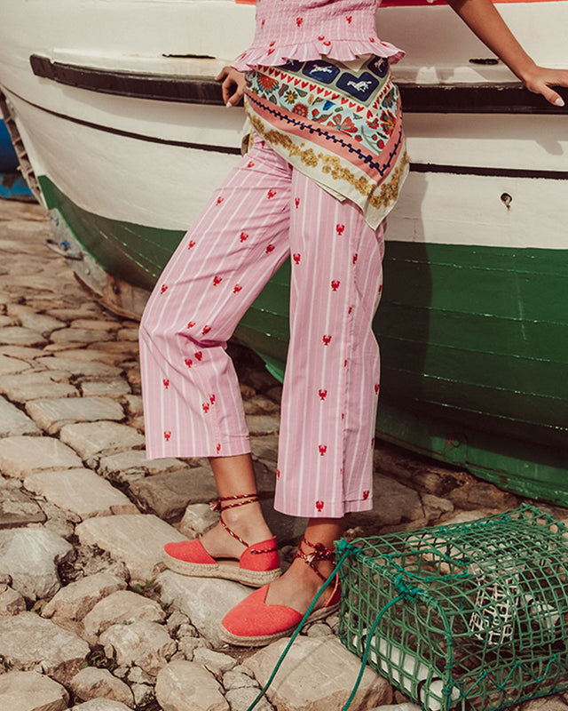 PANTALON MARE PINK LOBSTER