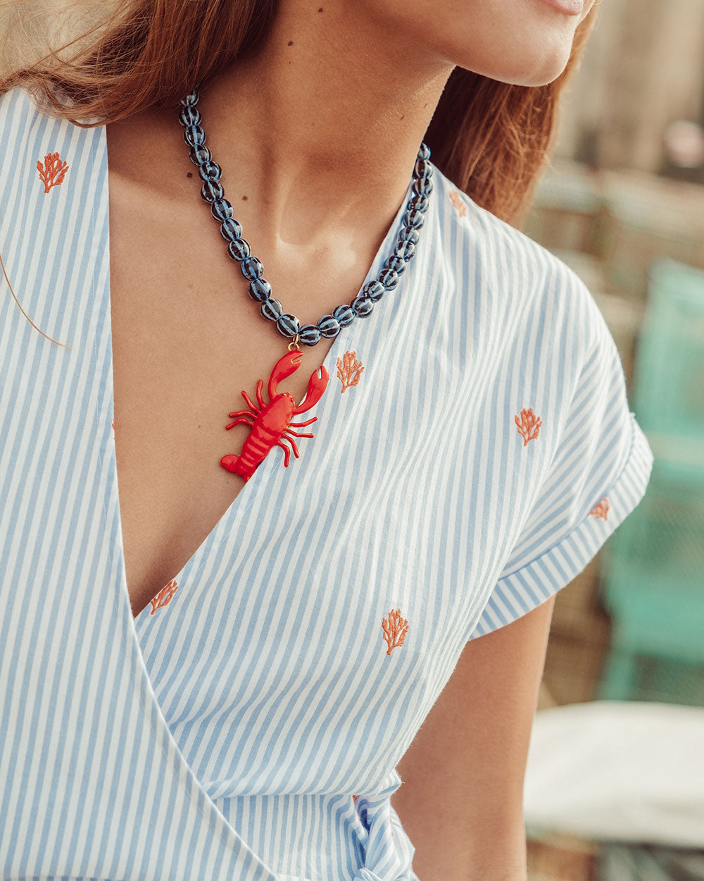 VESTIDO MARINHA BLUE WHITE STRIPES