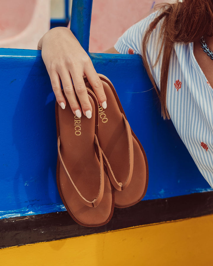 SANDALIA CORFU CAMEL