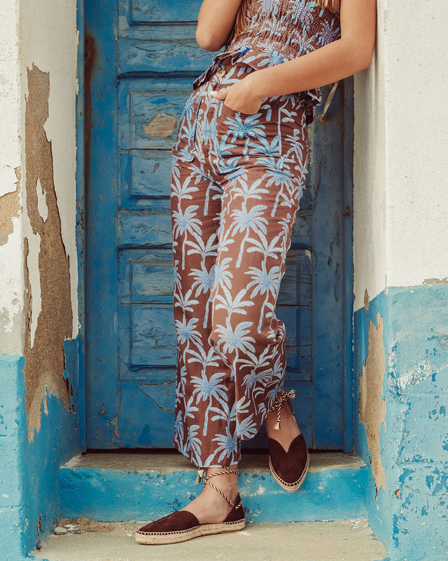 PANTALON BOSA BROWN PALMS PREVENTA