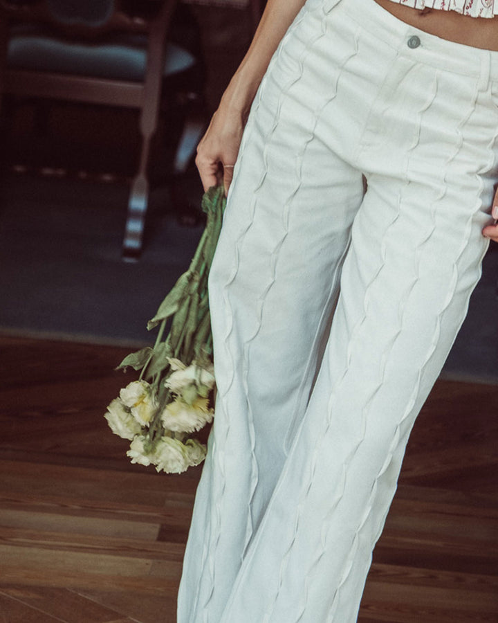 JEAN ZINNIA DENIM CRUDO