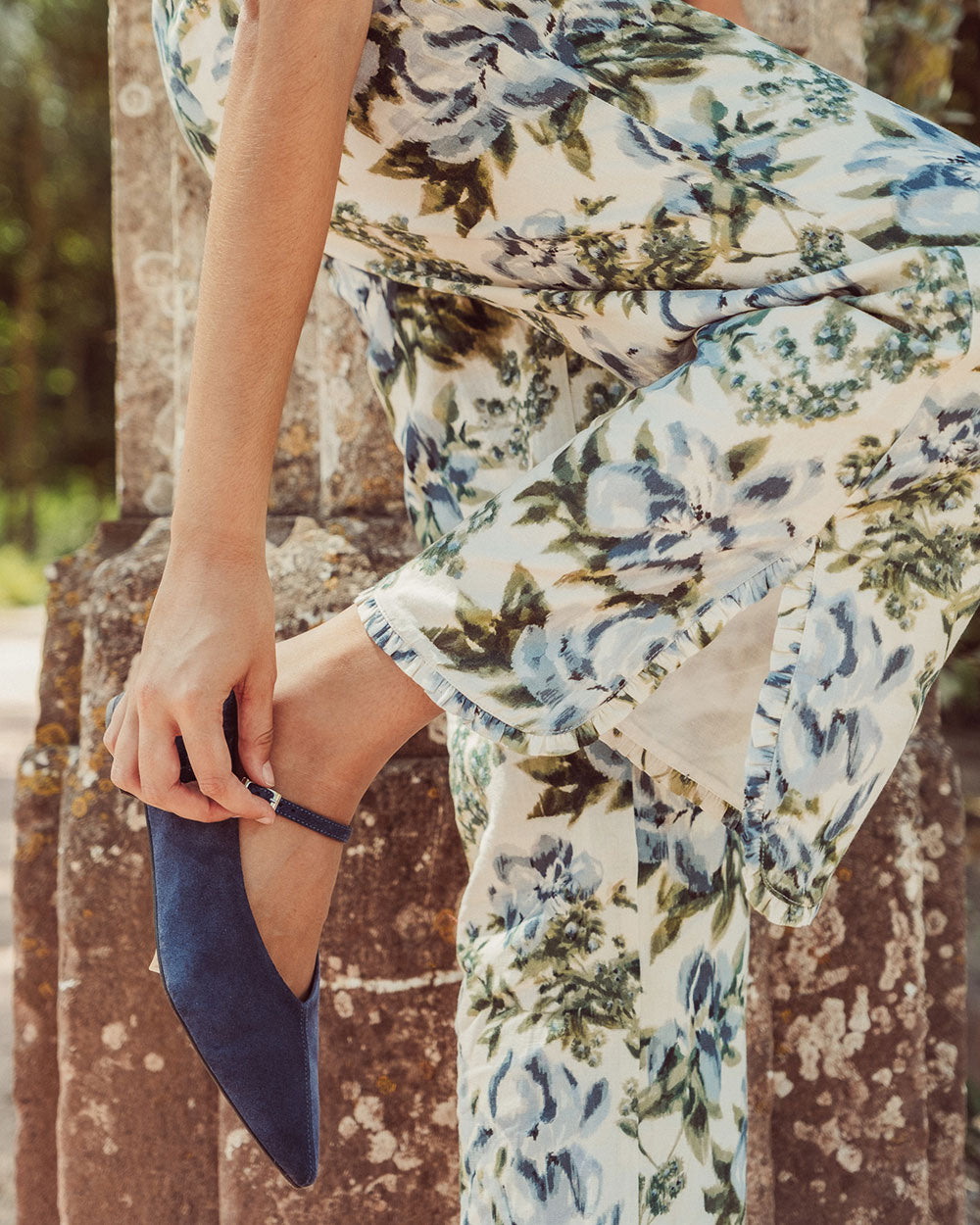 BALLERINA KIRA NAVY/LIGHT BLUE