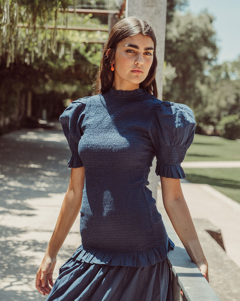 VESTIDO AZUCENA NAVY