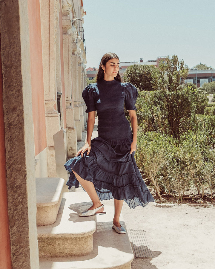 VESTIDO AZUCENA NAVY