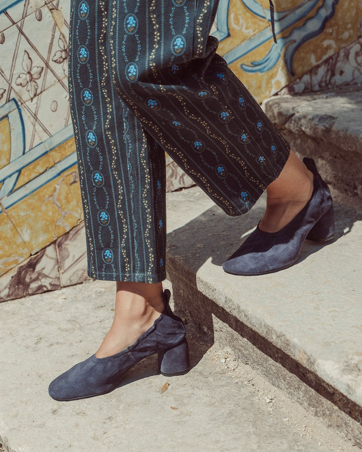 ZAPATO CON TACON SORA NAVY BLUE