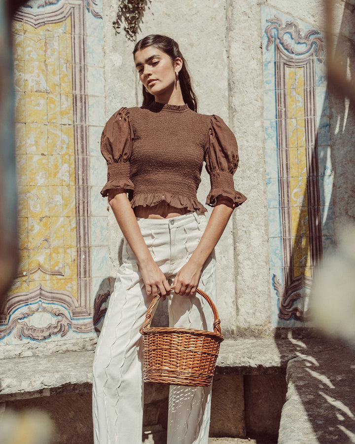 BLUSA SAFI CHOCOLATE