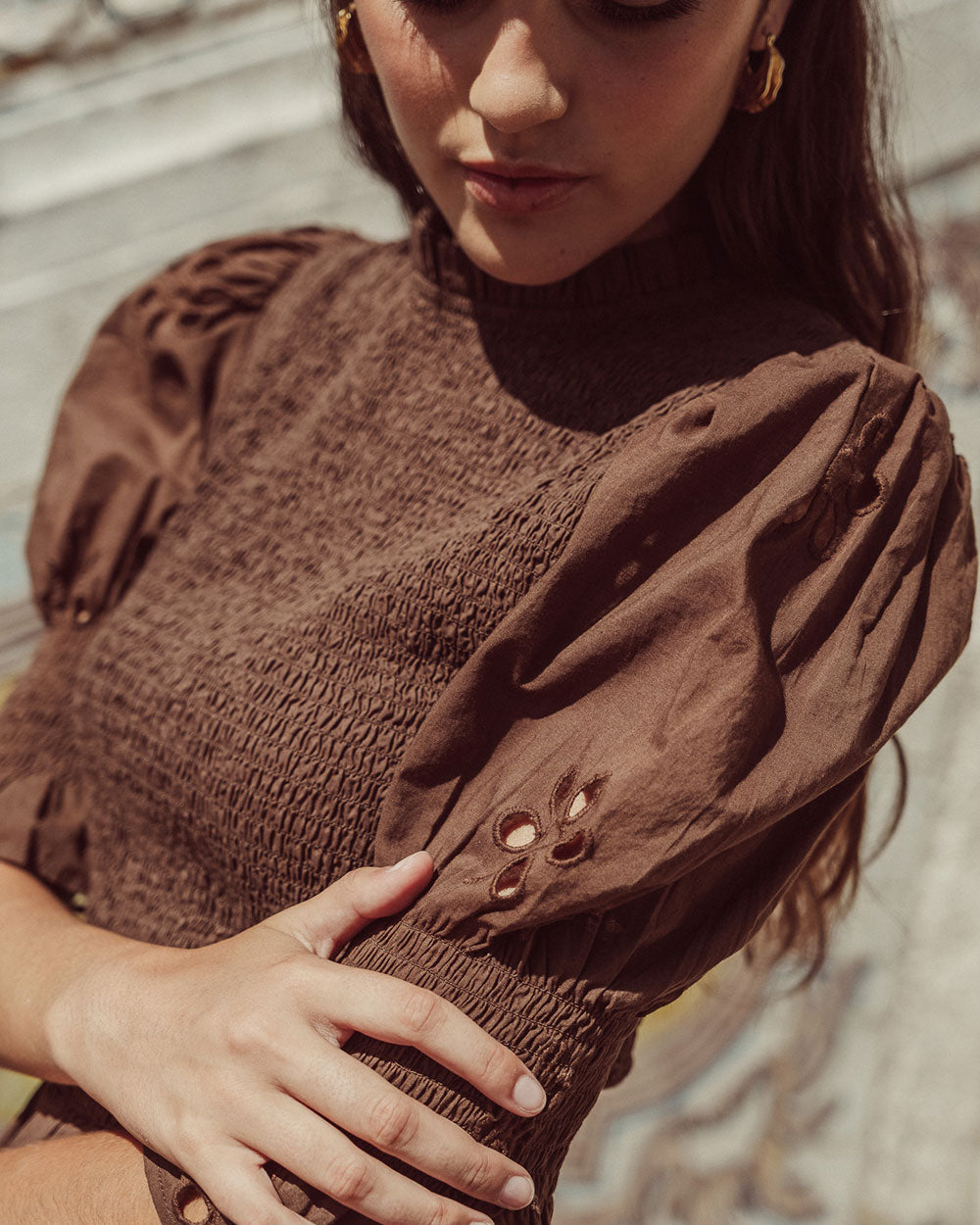 BLUSA SAFI CHOCOLATE