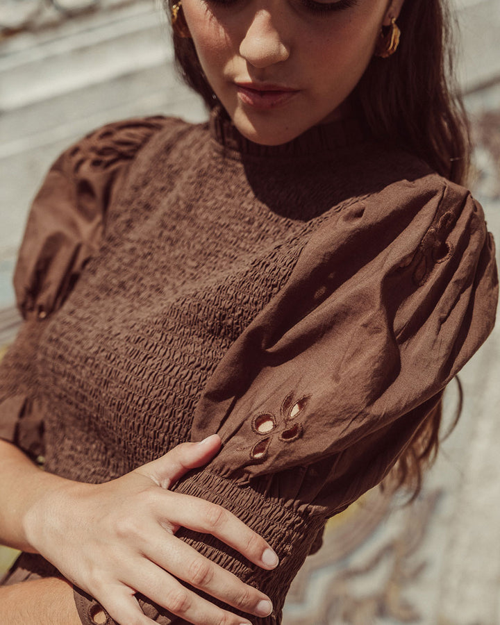 BLUSA SAFI CHOCOLATE