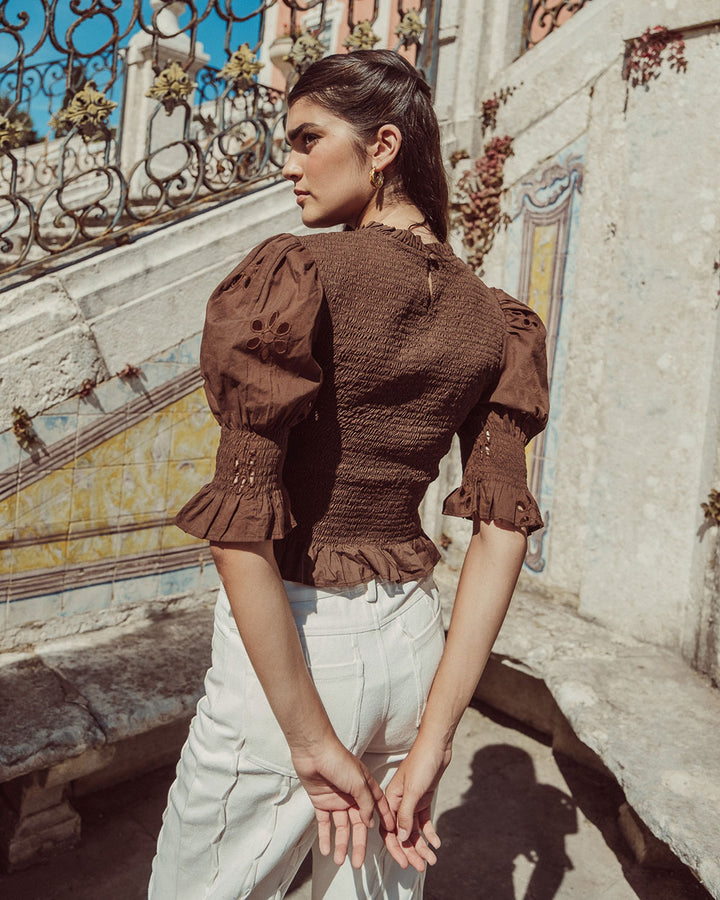BLUSA SAFI CHOCOLATE