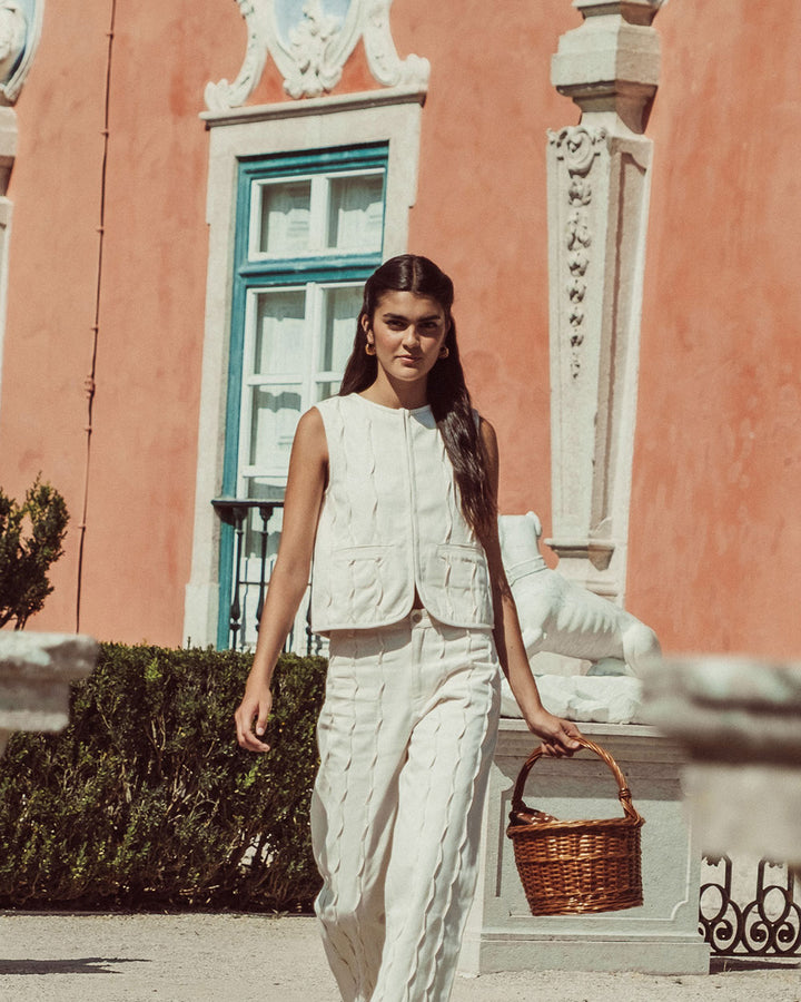 VEST IRINA DENIM CRUDO
