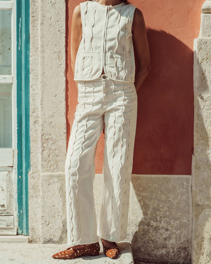 VEST IRINA DENIM CRUDO