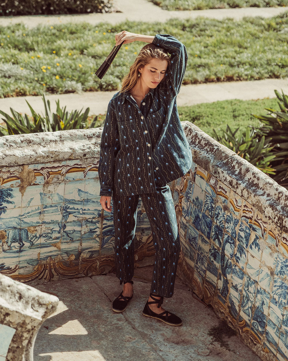 SOBRECAMISA DENIM BOWIE MENINAS GREEN