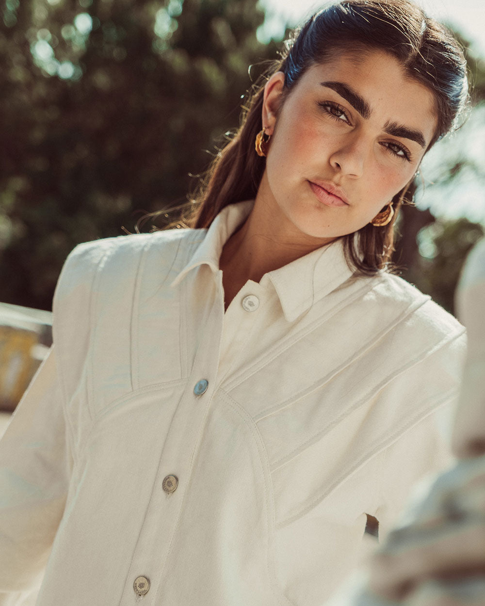 CHAQUETA FELICIA DENIM CRUDO