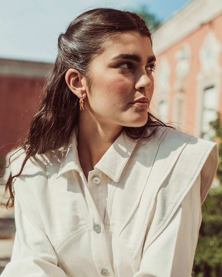 CHAQUETA FELICIA DENIM CRUDO