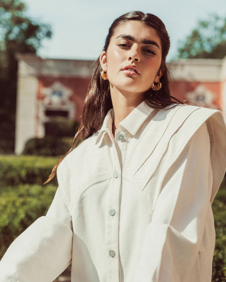 CHAQUETA FELICIA DENIM CRUDO
