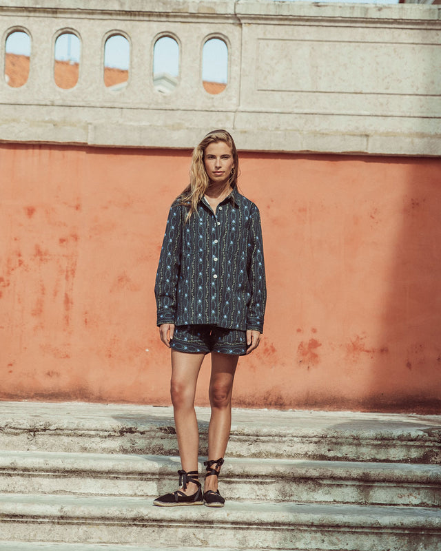 SHORT ROSALEDA MENINAS GREEN