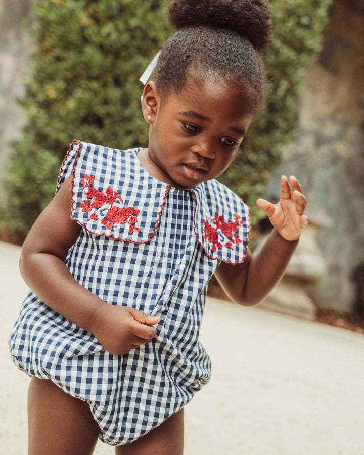 RANITA BAMBINA PETITE NAVY VICHY