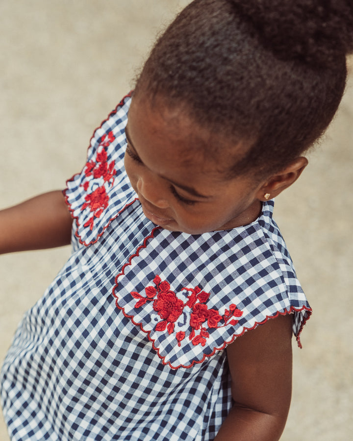 RANITA BAMBINA PETITE NAVY VICHY