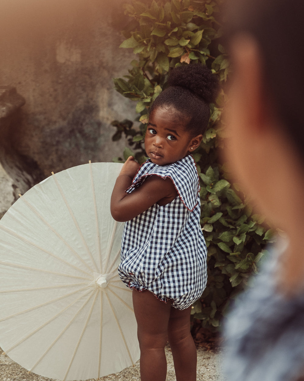 RANITA BAMBINA PETITE NAVY VICHY