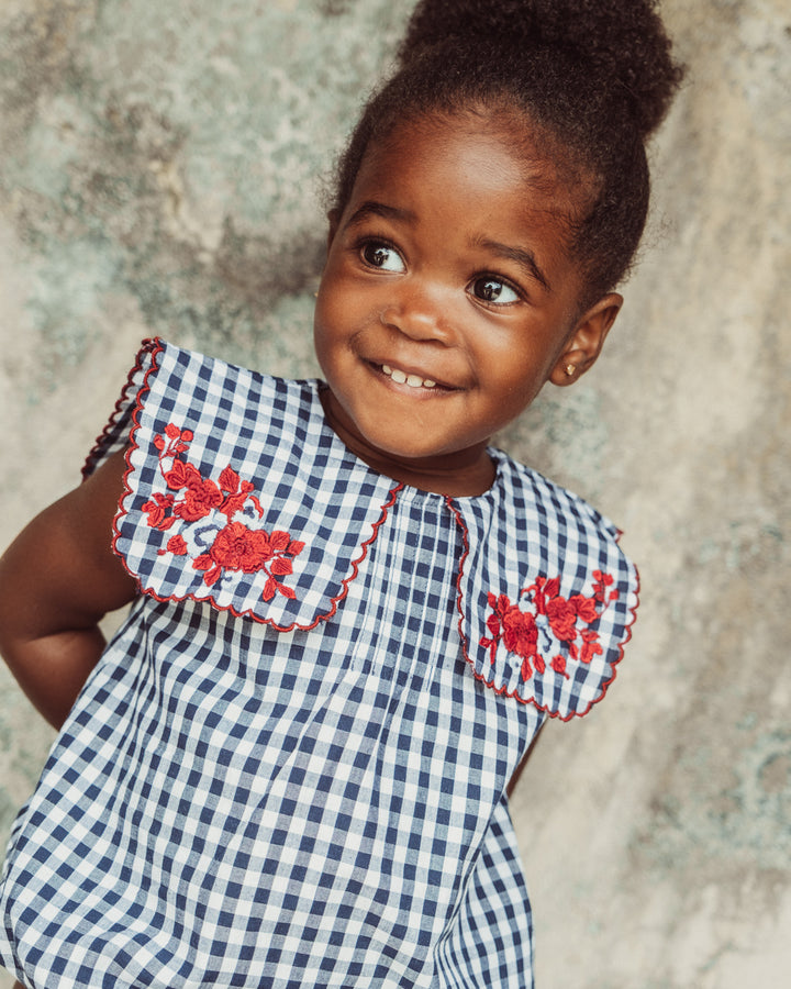 RANITA BAMBINA PETITE NAVY VICHY