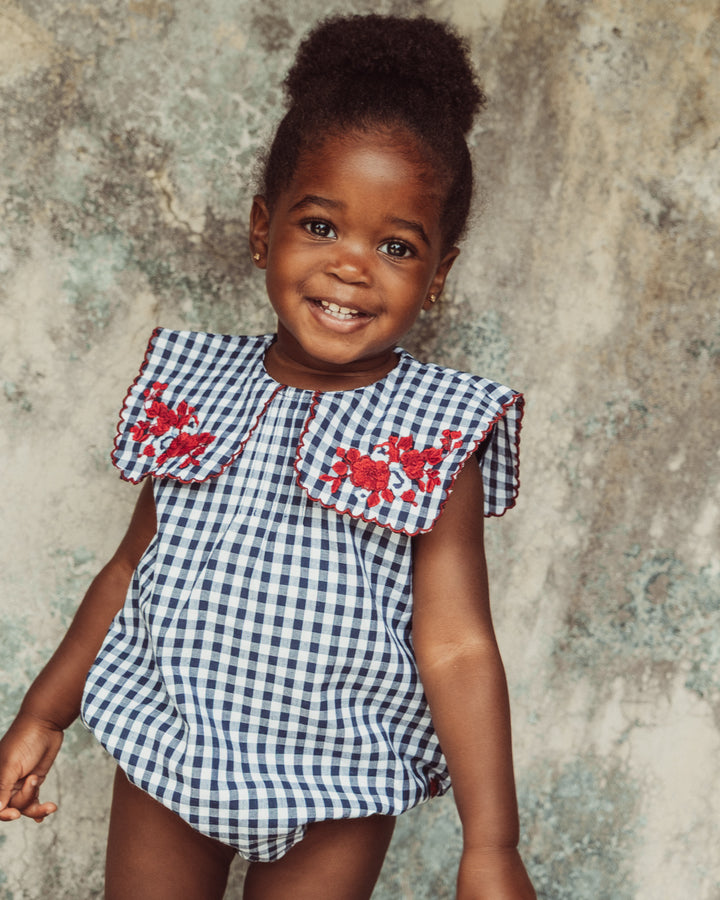 RANITA BAMBINA PETITE NAVY VICHY