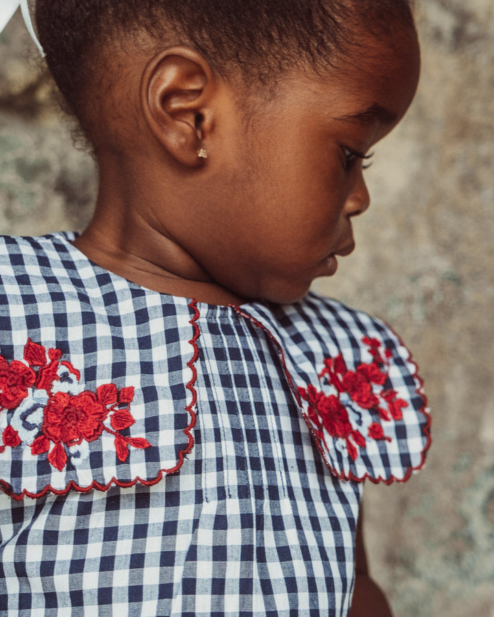 RANITA BAMBINA PETITE NAVY VICHY