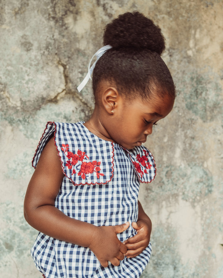 RANITA BAMBINA PETITE NAVY VICHY