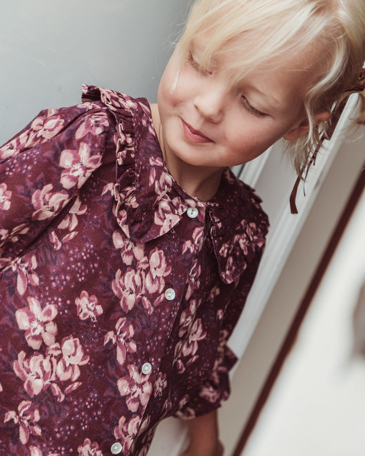 BLUSA CAPRIOLE PETITE FLORAL VERBENA