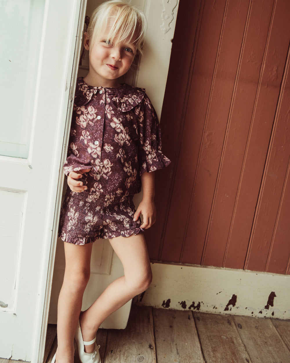 BLUSA CAPRIOLE PETITE FLORAL VERBENA