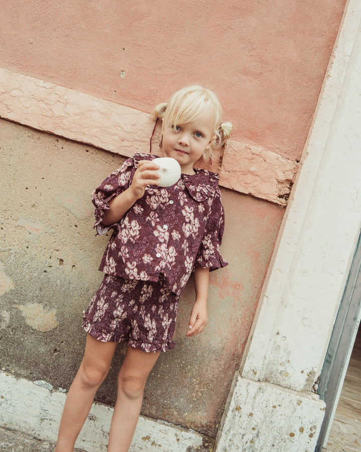 BLUSA CAPRIOLE PETITE FLORAL VERBENA