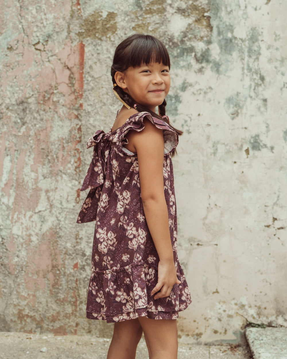 VESTIDO LILY PETITE FLORAL VERBENA