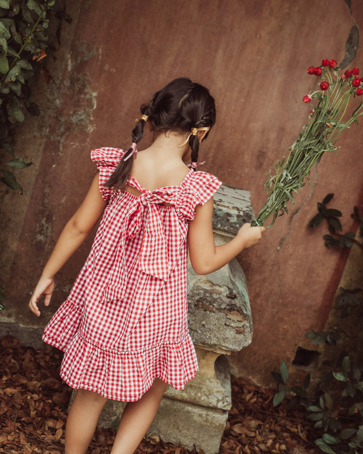 VESTIDO LILY PETITE RED VICHY