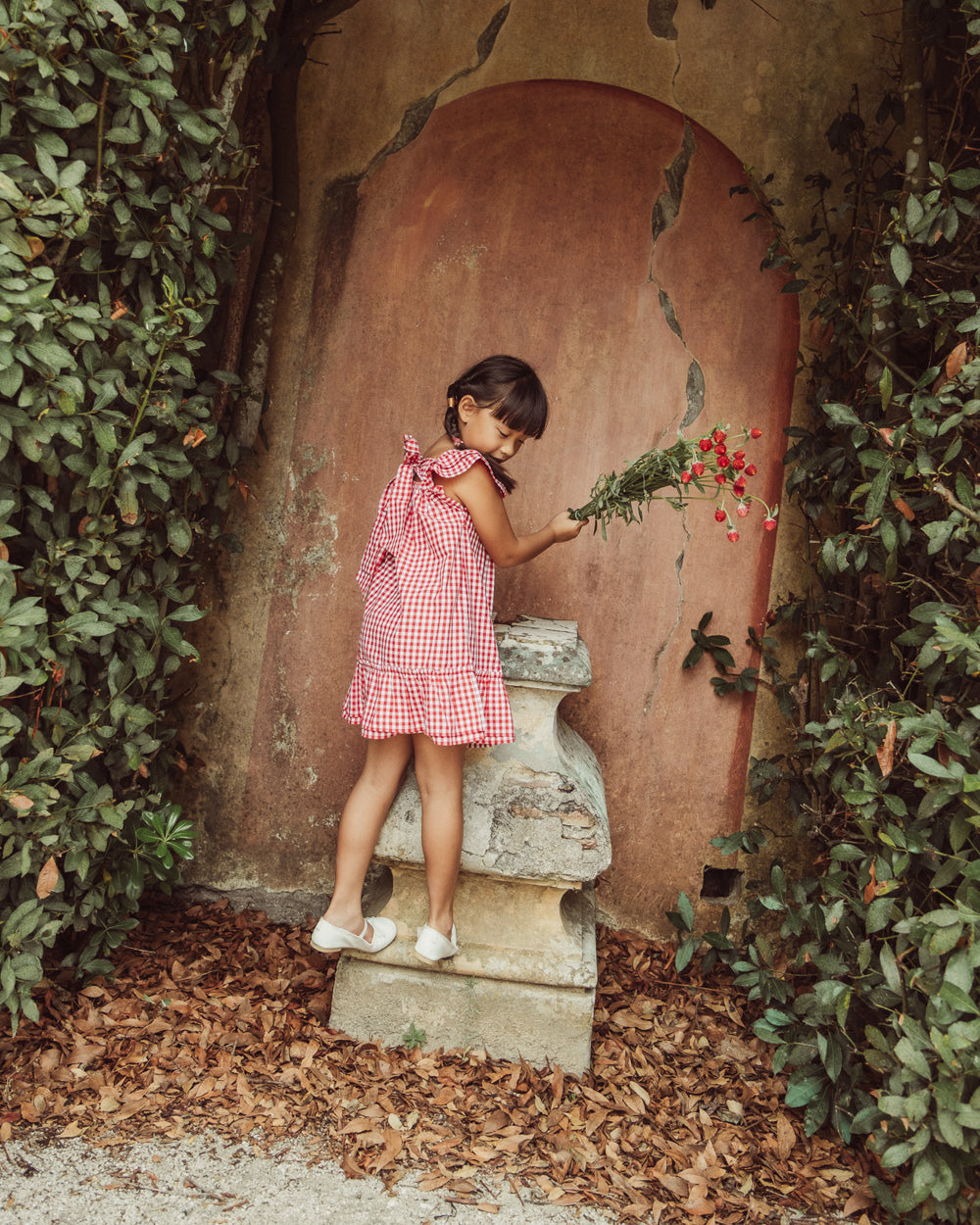 VESTIDO LILY PETITE RED VICHY