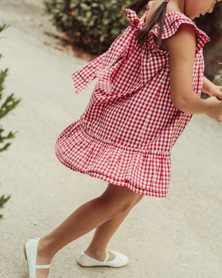 VESTIDO LILY PETITE RED VICHY