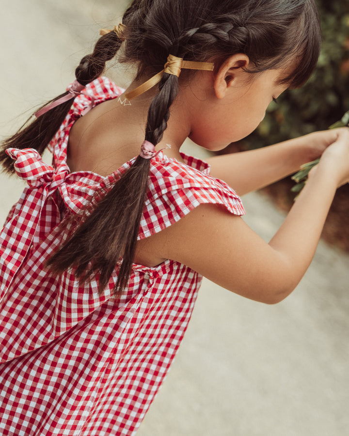 VESTIDO LILY PETITE RED VICHY