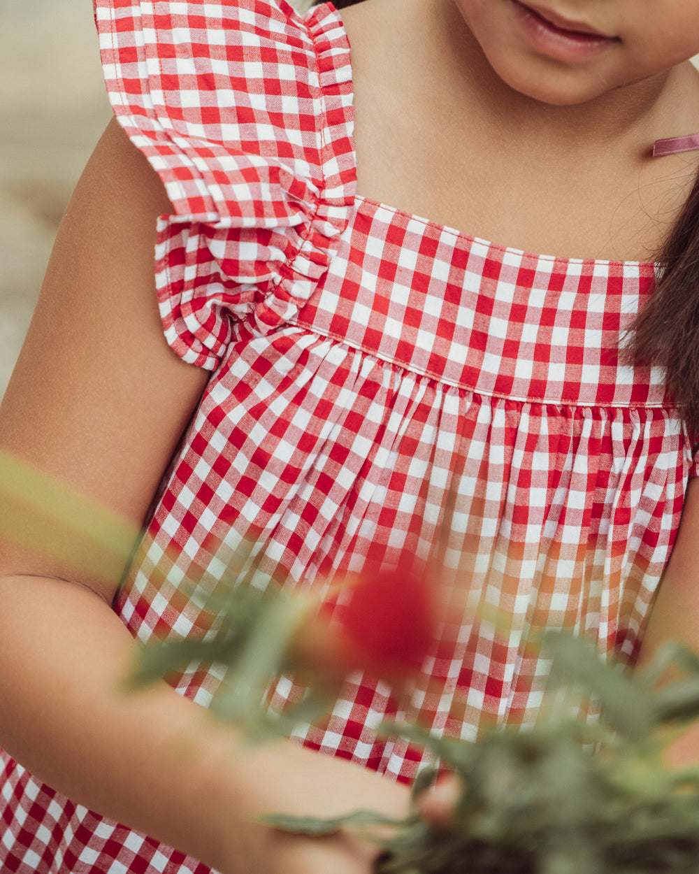 VESTIDO LILY PETITE RED VICHY
