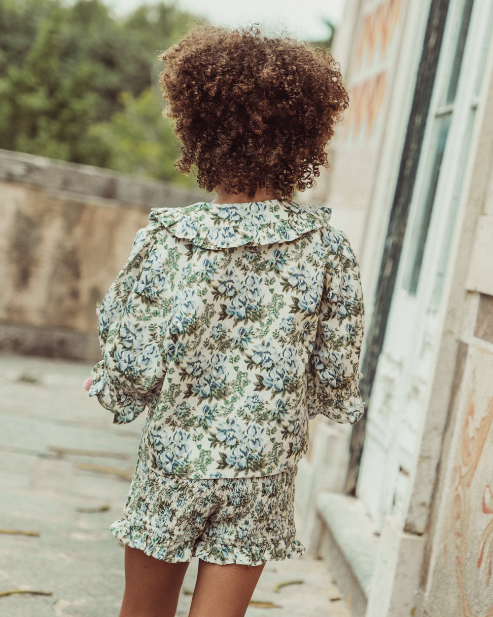 SHORT BAISKELI PETIT FLORAL BLUE